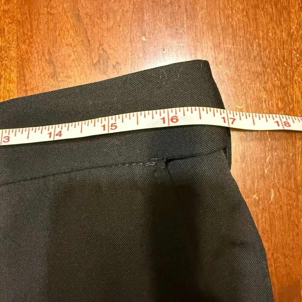 Murphy & Hartelius MH Mens 34R Pilot Aviation Uniform Black Dress Pants Wool